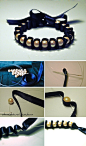 DIY Pearl and Ribbon Bracelet