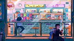 【电脑壁纸】插画壁纸-像素风 怀旧个性创意 手绘插画 ​​​