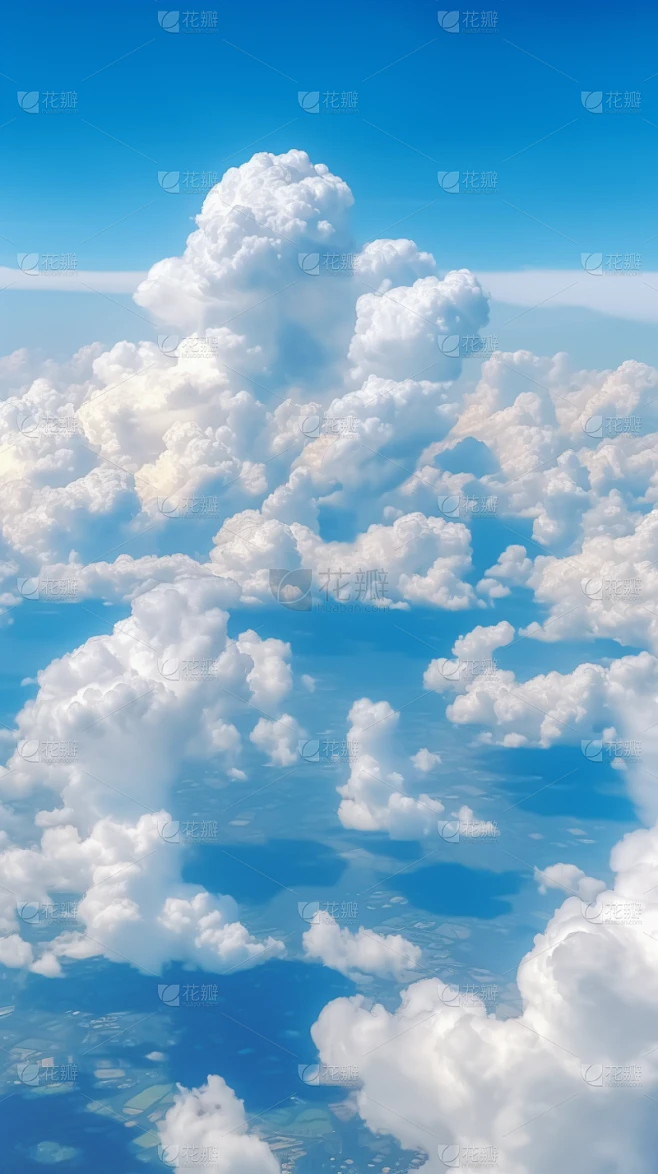 天空背景风景图素材-花瓣网