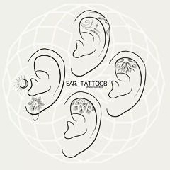 比利刺青TATTOO工作室采集到耳朵 素材
