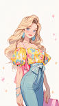 _a_cartoon_picture_of_a_girl_doll_floral_top_and_jeans_4d6f7028-8d8d-40e3-9a2b-75693c157b06