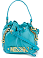 MOSCHINO logo bucket shoulder bag