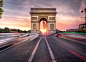 【美图分享】Robert Schmalle的作品《Arc de Triomphe At Sunset》 #500px# @500px社区