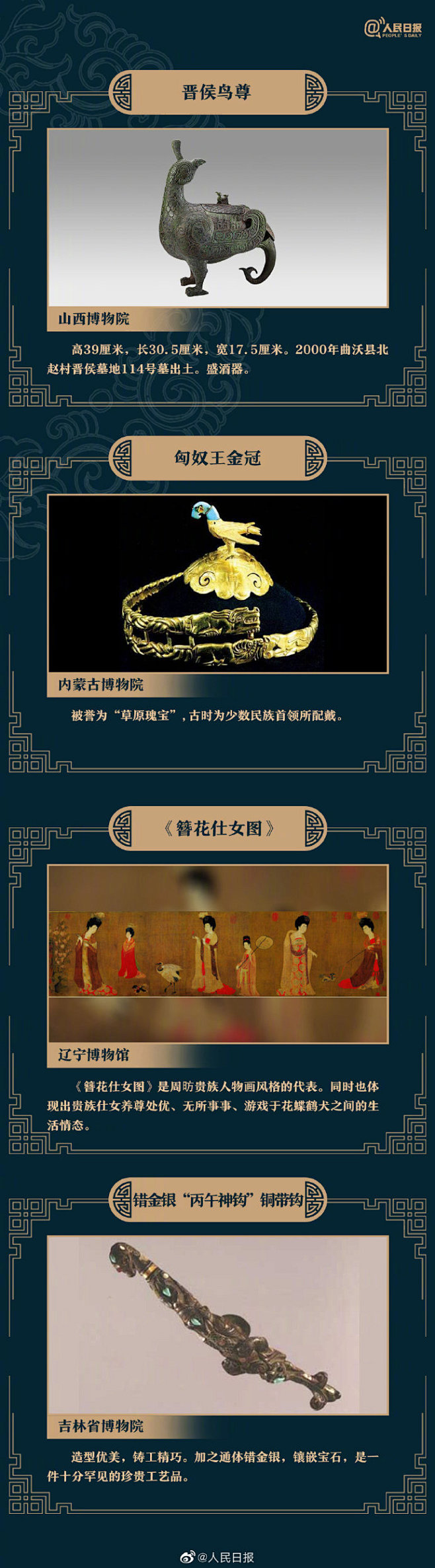 【转发收藏！#中国各地博物馆精品#，你认...