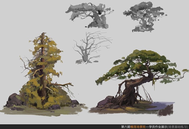 植物原画树原画来自cgbook.cn (1873)