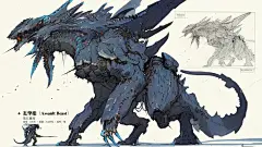 AI pic：环太平洋中未出现的怪兽－第五量级 - 小红书