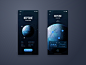 Space Tour App - Daily UI Challenge #19 inspiration user interface iphone x interaction ui  ux design design minimalist ui home app ui  ux detail minialista ui design ios app design ux design ux