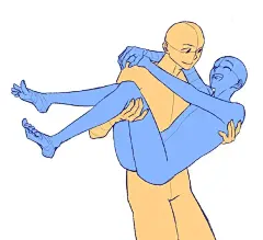 【绘画参考】双人情侣CP恋爱日常动作（线稿素材）~