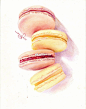 彩铅美食――粉色甜品绘
作者:@咸鱼不二_