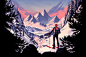 Every Mountain : Illustrations for Australia based Every Mountain · 2014