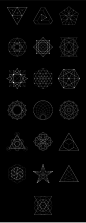 【200多种几何图形的组合形式】简单的三角... 来自优秀网页设计 - 微博