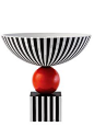 Wedgwood Prestige Jasperware Lee Broom Raised Bowl on Red Sphere 9.8" (LTD 15)