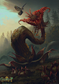 Archespore - Gwent Card, Anna Podedworna : "Folklore claims they sprout from soil watered with the blood of the dying. Thus they flourish in grounds consecrated by pogroms, dark rituals or brutal murders."<br/>© 2017 CD PROJEKT S.A.