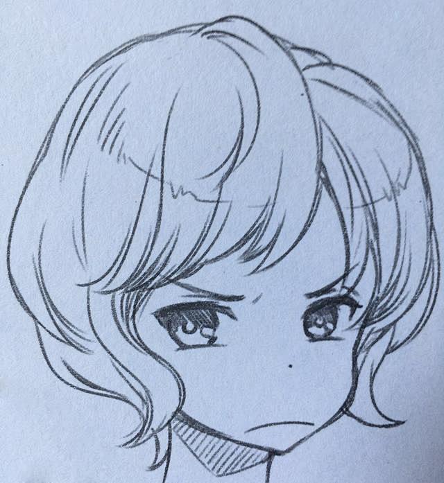 《影子漫画》漫画人物生气的时候面部表情画...