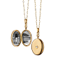 18K Gold Diamond Infinity Locket | Monica Rich Kosann