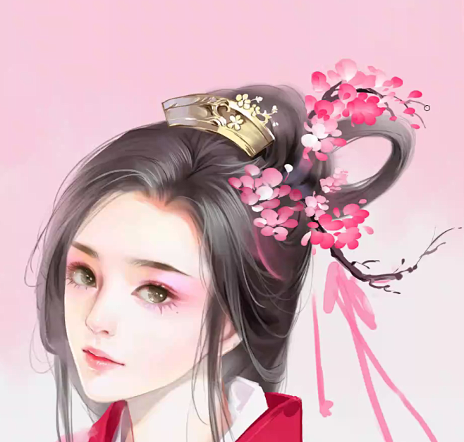 画师指尖糖橙光作品现代立绘古风立绘言情插画古风插画橙光立绘橙光