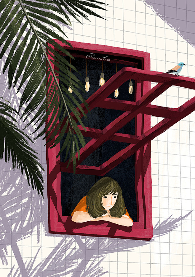 Paco_Yao 插画 原创 夏天夏季 ...