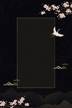 仙鹤-花瓣网|陪你做生活的设计师 | 水墨中国风仙鹤