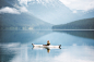 Morning Kayak at Bowman Lake