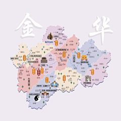 茉莉花海采集到中国各省市人文地图