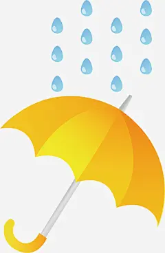 雨滴元素矢量图高清素材 png 卡通 矢量元素 雨伞 雨滴矢量 矢量图 免抠png 设计图片 免费下载