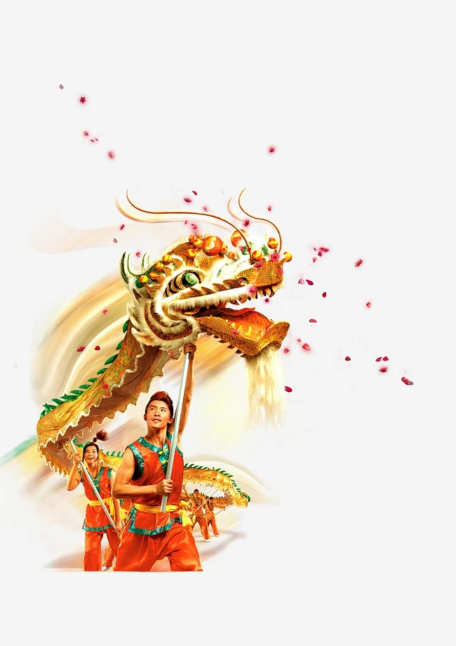 舞龙-花瓣网