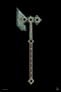 Dwarven Weapons, Edward Denton : Here is a collection of Dwarven weaponry I 3D modeled for the Hobbit movies. Sadly I can't show any of the 3d models only a select few photos of final props. All of these weapons were made under the tightest and craziest d