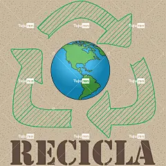 回收 地球 可持续性 生态 图标 保护 重用 行星 环境 意识