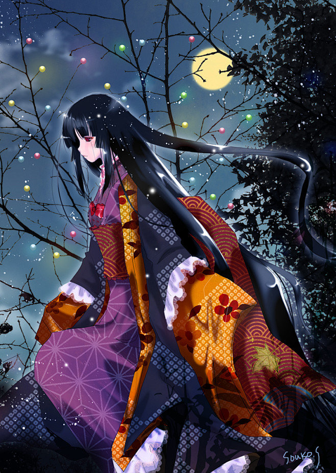 蓬莱山辉夜和风