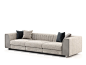 3 seater fabric sofa HARRY | Fabric sofa by Laskasas_2