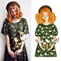 7,534 Me gusta, 84 comentarios - ⚘ Monа K • Illustrator ⚘ (@ghost_puff) en Instagram: "Every photo of @jerianie makes me dream of having honey colored locks  I absolutely love her…"
