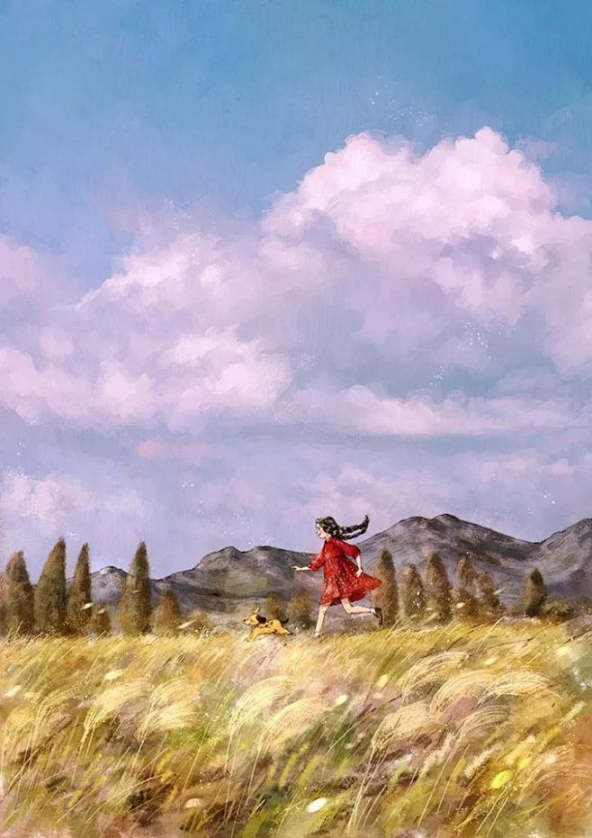 她画的“森林女孩日记”，治愈了全网，10...