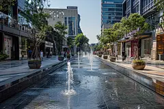 商业街广场规划效果图