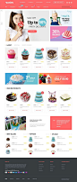 Lexus Season is truly multi-purpose #Opencart theme for Fashion, Decor, Furniture, Restaurant or Digital with creative design and ultimate core features with 9 outstanding unique demos to show off product in smartest ways. #cakeshop #bakery #pastrystore: 