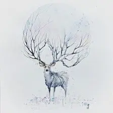 【手绘插画水彩】与你分享生活中的美，欢迎关注V信“野生星球V”（ID：YSxingqiu），在距离地球几亿万光年的地方与你相遇。