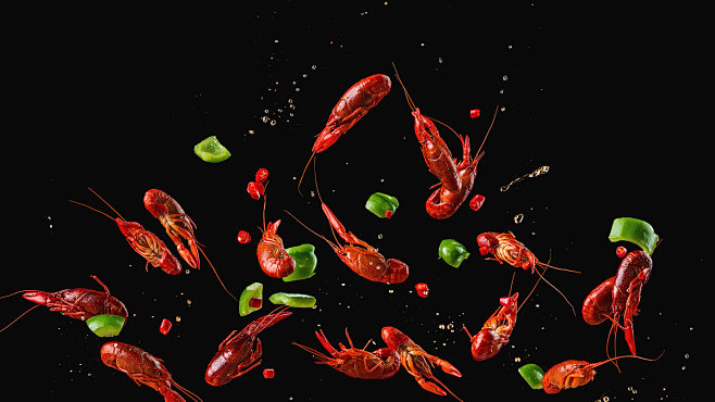 小龙虾创意摄影