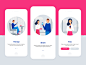 Onboarding Illustrations : Hello dribbblers! 

Today's the big day for me as I get into game here on Dribbble. So, let me briefly introduce myself: I'm Lana, an artist starting the way in graphic design. My shot presents the...