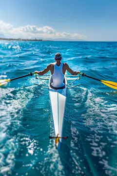 赛艇健身夏季水上运动