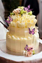 Cake with butterflies..