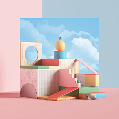 l1AMmes采集到C4D(空间)