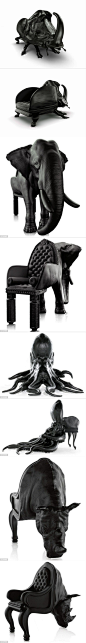 西班牙艺术家Máximo Riera的动物座椅再添新丁：甲壳虫座椅