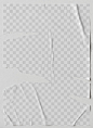 White torn paper design element 