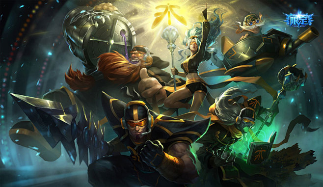 lol风暴女神迦娜限定皮肤fnatic英雄联盟皮肤站