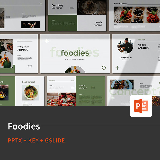 【PPT-294】Foodies欧美美食...