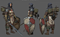 Wandering Knight (Real-Time), Frédéric Arsenault : Hey guys, here's my first attempt at a full real-time game character. Learned a hell of a lot from this project and hoping to learn much more down the road after doing a few more of these. Although I stil