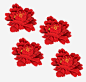 红花高清素材 元旦 喜庆 新年 红色背景 红花 花朵 免抠png 设计图片 免费下载