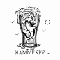 Happy Weekend  Get Hammered jamiebrowneart hammered hammerhead shark…