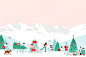 christmas card christmas design christmas illustration ILLUSTRATION  Illustrator package design  packaging design packaging illustration xmas