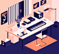Illustration keyboard large