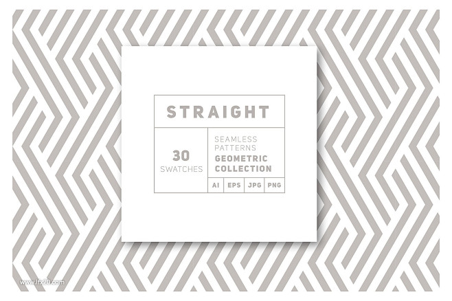几何无缝图案背景纹理 Straight ...